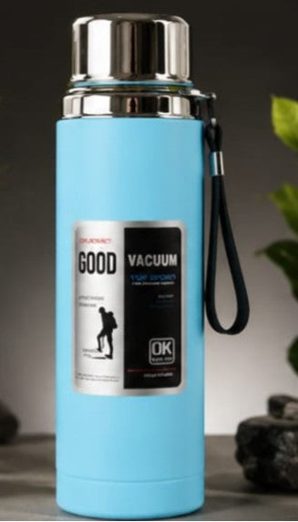 Premium 1000ml Stainless Steel Water Bottle | Leakproof Insulated Water Flask | Random Color